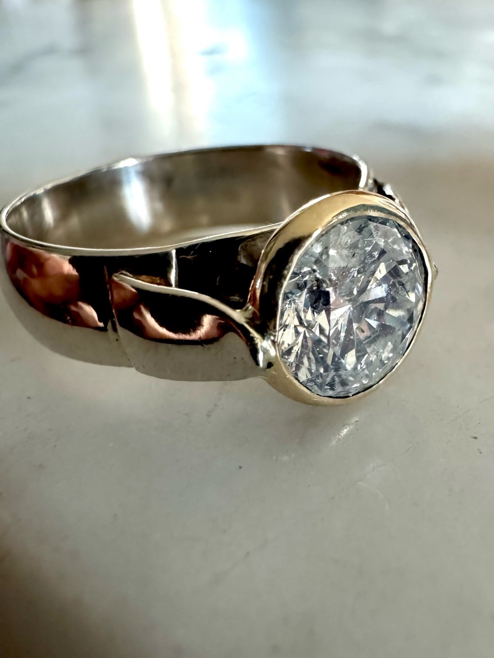 2 Ct Natural Diamond Solitaire Ring- CERT - Picture 12 of 14